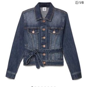 Cabi Dylan Denim Jean Jacket with Belt Size XL Style‎ 5662 Button Down
